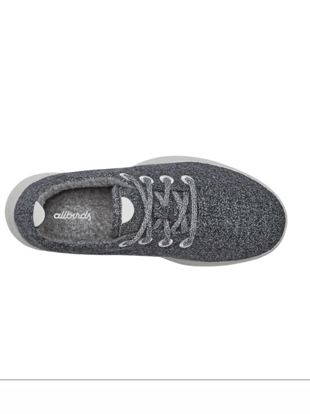 Allbirds Women’s Wool Runner Sneaker Size 8 Gray